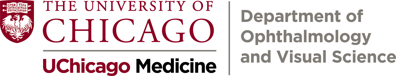 University of Chicago Medicine Department of Ophthalmology and Visual Science Logo